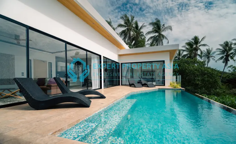 Four-Bedroom Panoramic Sea-View Villa- Bophut, Koh Samui