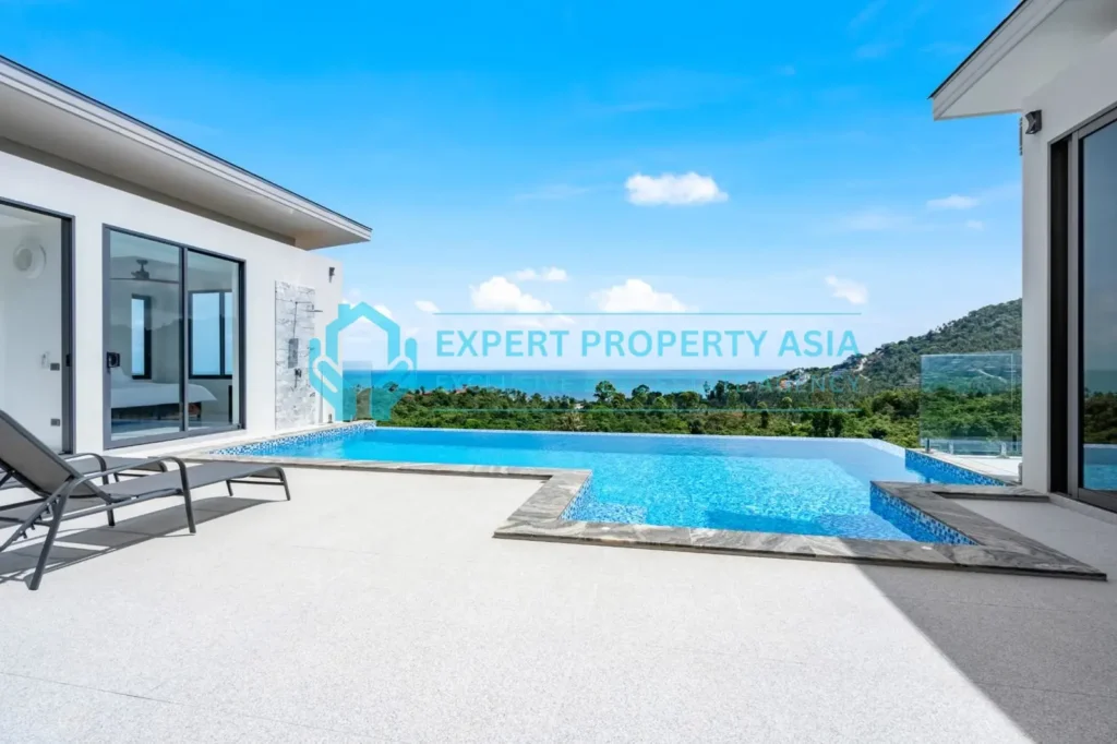 Panoramic Sunrise Sea View Four-Bedroom Villa In Chaweng Noi, Koh Samui