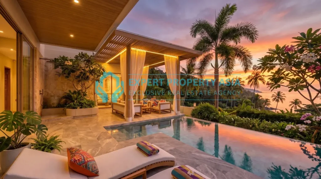 Modern Tropical Pool Villas in Lamai, Koh Samui