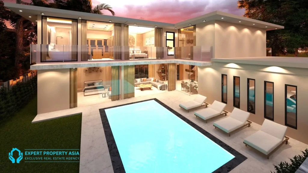 Four-Bedroom Private Pool Villa in Peaceful Phangka, Koh Samui
