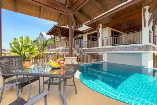 Five-Bedroom Panoramic Sea-View Villa - Plai Laem, Koh Samui