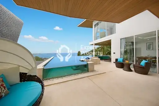 Three-Bedroom Panoramic Sea-View Villa- Chaweng Noi, Koh Samui