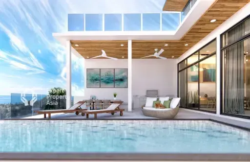 Four-Bedroom Panoramic Sea-View Villa- Chaweng, Koh Samui