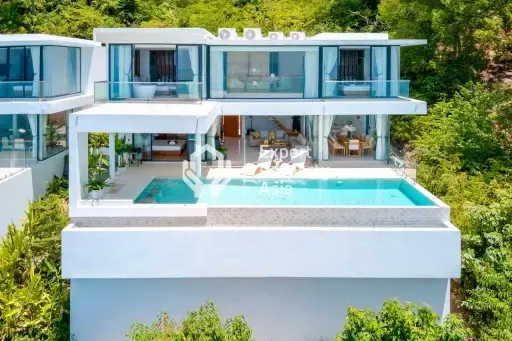 Chaweng Noi Sea-View Villa Retreat: Four-Bedroom Pool Property, Koh Samui