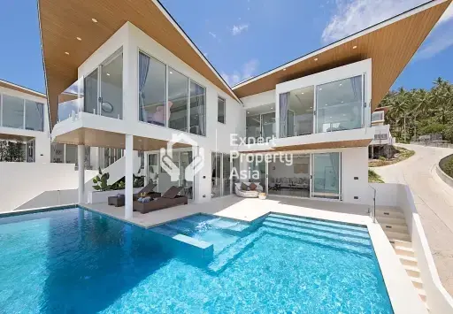 Chaweng Noi Panorama: Four-Bedroom Sea-View Infinity Pool Villa, Koh Samui