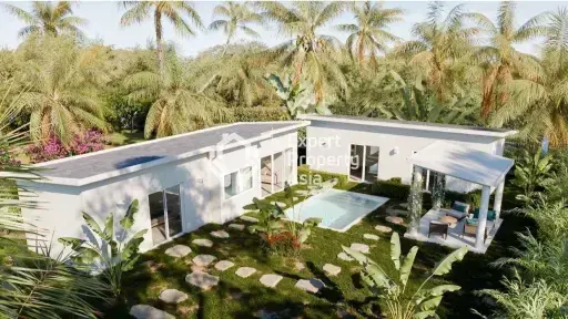 Private Three-Bedroom Pool Villa with Tropical Garden and Thai Sala in Lamai, Koh Samui