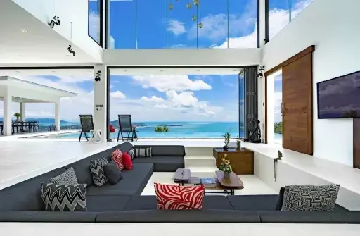 Seven-Bedroom Ocean View Villa in Chaweng Noi, Koh Samui