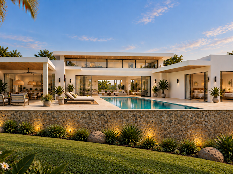4-Bedroom Sea-View Villa - Bophut, Koh Samui