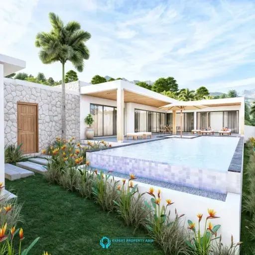 Three-Bedroom Infinity-Pool Villa- Maenam, Koh Samui