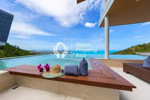 Chaweng Noi Sea-View Villa: Three-Bedroom Infinity Pool Property, Koh Samui