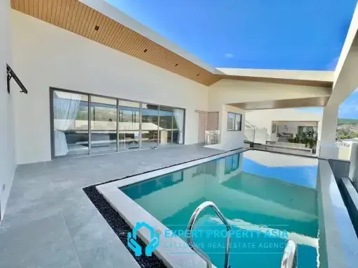 Maenam Three-Bedroom Pool Villa with 12-Month Rental Contract, Koh Samui