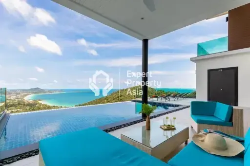 Lamai Panorama: Three-Bedroom Sea-View Infinity Pool Villa, Koh Samui