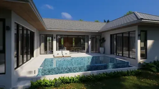 Three-Bedroom Hillside Villa- Na Mueang, Koh Samui